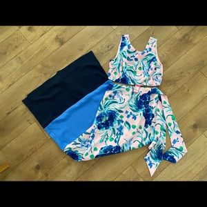 NWT LILLY PULITZER JEMMA SET — SIZE 4